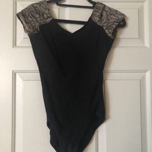 Capezio Black Leotard - Size Medium